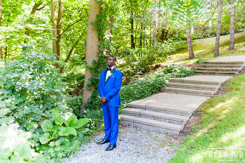 Toronto Botanical Gardens wedding shot by Redwood Studio