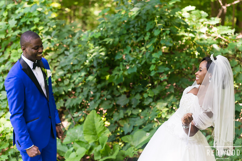 Toronto Botanical Gardens wedding shot by Redwood Studio